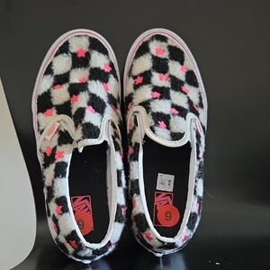 Vans Black and White Athletic Shoes